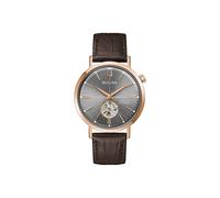 Bulova Herren Fashionuhr Aerojet in der Farbe Roségold mit Lederarmband, Gehäusedurchmesser: 41 mm, 97A171