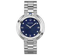 Bulova Analoge Damenuhr mit Armband aus Edelstahl 96R225