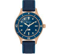Bulova Archive Series Mil Ships 150th Anniversary Edition Blau Herren Armbanduhr 98A325 Einheitsgröße