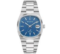 Bulova Herrenuhr Quarz Super Seville Stahl/Blau 96B440