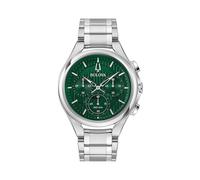Bulova Herrenchronograph Curv 96A297 Edelstahlarmband Silber Durchmesser 44cm