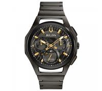 Bulova Curv Progressive 98A206 Herrenuhr aus Edelstahl
