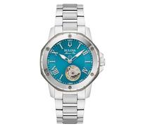 Bulova Damen Analog Automatik Armbanduhr Marine Star