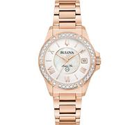 Bulova Damen Analog Quarz Armbanduhr Marine Star