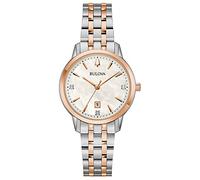 Bulova Damenarmbanduhr Classic 98P213 Sutton Bicolor – Analog-Quarz, Edelstahlarmband