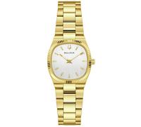 Bulova Damen Armbanduhr 97L189 Classic Edelstahl goldplattiert