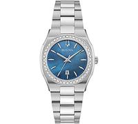Bulova Damen Quarz Armbanduhr aus Edelstahl mit Edelstahl Band und Diamanten - Surveyor - 96R246