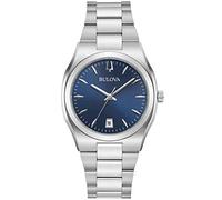 Bulova Damenuhr Classic Edelstahl blau Silber