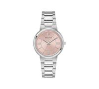Bulova Damenuhr Classic Lady 32 mm 96L335, silber / schwarz