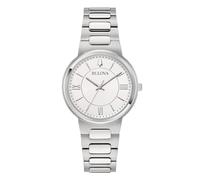 Bulova Damenuhr Classic Lady 32mm 96L334, silber, ysilver