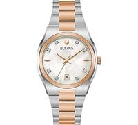 Bulova Donna Analog-Digital Quarz Uhr mit Edelstahl Armband 98P199