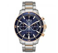 Bulova Herren Analog-Digital Quarz Uhr mit Edelstahl Armband 98B301