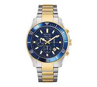 Bulova Herren Analog Japanisches Quarzwerk Uhr mit Edelstahl Armband 98B230