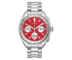 Bulova Herren Armbanduhr 96K115 LUNAR PILOT Chronograph Edelstahl mit Wechselband