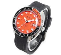 Bulova Herren Automatik Armband-Uhr aus Edelstahl mit Kautschuk Band - DEVIL DIVER - 96B350