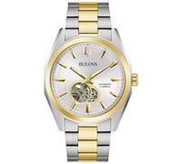 Bulova Herren Automatik Armband-Uhr aus Edelstahl mit Edelstahl Band - Surveyor - 98A284