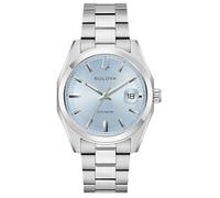 Bulova 96B469 Herren-Automatikuhr Surveyor Stahl/Hellblau