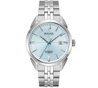 Bulova Herren-Automatikuhr Sutton Stahl/Hellblau 96B423