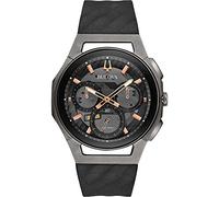 Bulova Herren Analog Automatik Uhr mit Silikon Armband 98A162