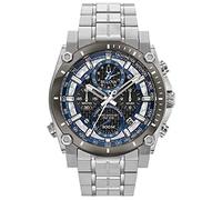 Bulova Herren Chronograph Quarz Uhr mit Edelstahl Armband 98B316