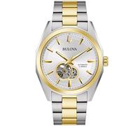 Bulova Herren Automatik Armband-Uhr aus Edelstahl mit Edelstahl Band - Surveyor - 98A284