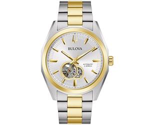 Bulova Herren Fashionuhr Surveyor in der Farbe Bicolor mit Edelstahlarmband, Gehäusedurchmesser: 42 mm, 98A284