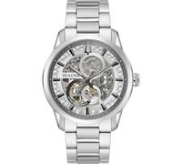 Bulova Herren Fashionuhr Sutton in der Farbe Silber mit Edelstahlarmband, Gehäusedurchmesser: 43 mm, 96A267