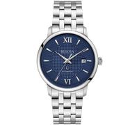 Bulova Hudson Silber Herren Armbanduhr 96B447 Einheitsgröße