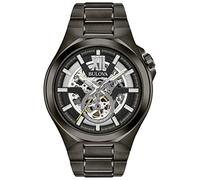 Bulova Klassische Maquina Automatikuhr für Herren, offene Blende