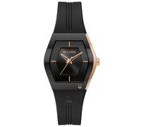Bulova Latin Grammy Silikonarmband, Schwarz, Einheitsgröße 97L163