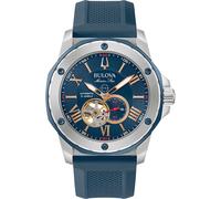 Bulova Marine Star Blau Herren Armbanduhr 98A282 Einheitsgröße