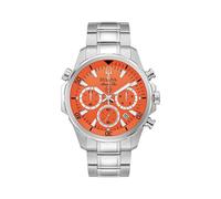 Bulova Chronograph Marine Star 96B395 Herren Edelstahlarmband 44 mm Orange