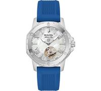 Bulova Marine Star Damen Blau Uhr 96L324 Einheitsgröße