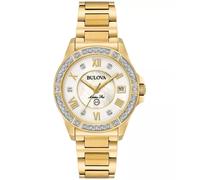 Bulova Marine Star Damen Gold Uhr 98R235 Einheitsgröße