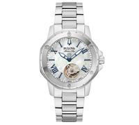 Bulova Marine Star Damen Silber Uhr 96L326 Einheitsgröße