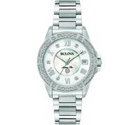 Bulova Marine Star Silber Damen Armbanduhr 96R232 Einheitsgröße