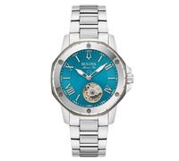 Bulova Marine Star Silber Damen Armbanduhr 98L317 Einheitsgröße