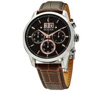 Bulova Men's 96B311 Sutton Chronograph Black Dial Watch