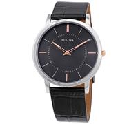Bulova Men's 98A167 Classic Black Dial Quartz