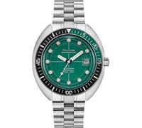 Bulova Oceanographer Automatik Herren Armbanduhr aus Edelstahl in der Farbe Silber-Grün 44mm, Wasserdichtigkeit: 20Bar, 96B322
