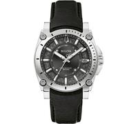 Bulova Precisionist Icon Herren Schwarz Uhr 96B416 Einheitsgröße