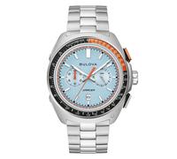 Bulova Racer Chronograph Silber Herren Armbanduhr 98B432 Einheitsgröße