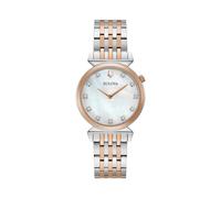 Bulova Regatta Damenuhr Silber-Roségold, Durchmesser 30mm, 98P192