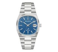 Bulova Precisionist Herrenuhr 96B440 Super Seville Stahl blau 262 kHz, blau