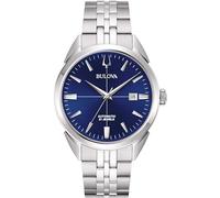 Bulova Herrenuhr Sutton Automatic 96B425 – Blau, Stahlgehäuse und Armband, klassisch