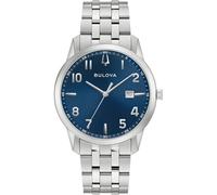 Bulova Sutton Slim 96B475 Herrenuhr aus Edelstahl blau