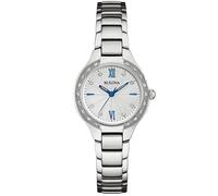 Bulova Unisex Analog Quarz Uhr mit Edelstahl Armband 96R208