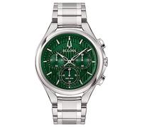 Bulova Curv Silber Herren Armbanduhr 96A297 Einheitsgröße