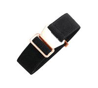 Bumdenuu 18/20/22mm Herren Damen Military Style Elastisches Nylon Geflochtenes Nato Armband Atmungsaktives Hautfreundliches Uhrenarmband mit Installationswerkzeugen, Schwarz-Roségold, 20mm