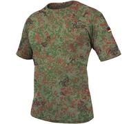 Bundeswehr Tropen T-Shirt BW Tropenhemd Unterhemd mit Deutschlandfahnen nach TL BDU Tactical Kurzarm Kampfshirt - OHNE Brustpatch BW-Flecktarn 5XL